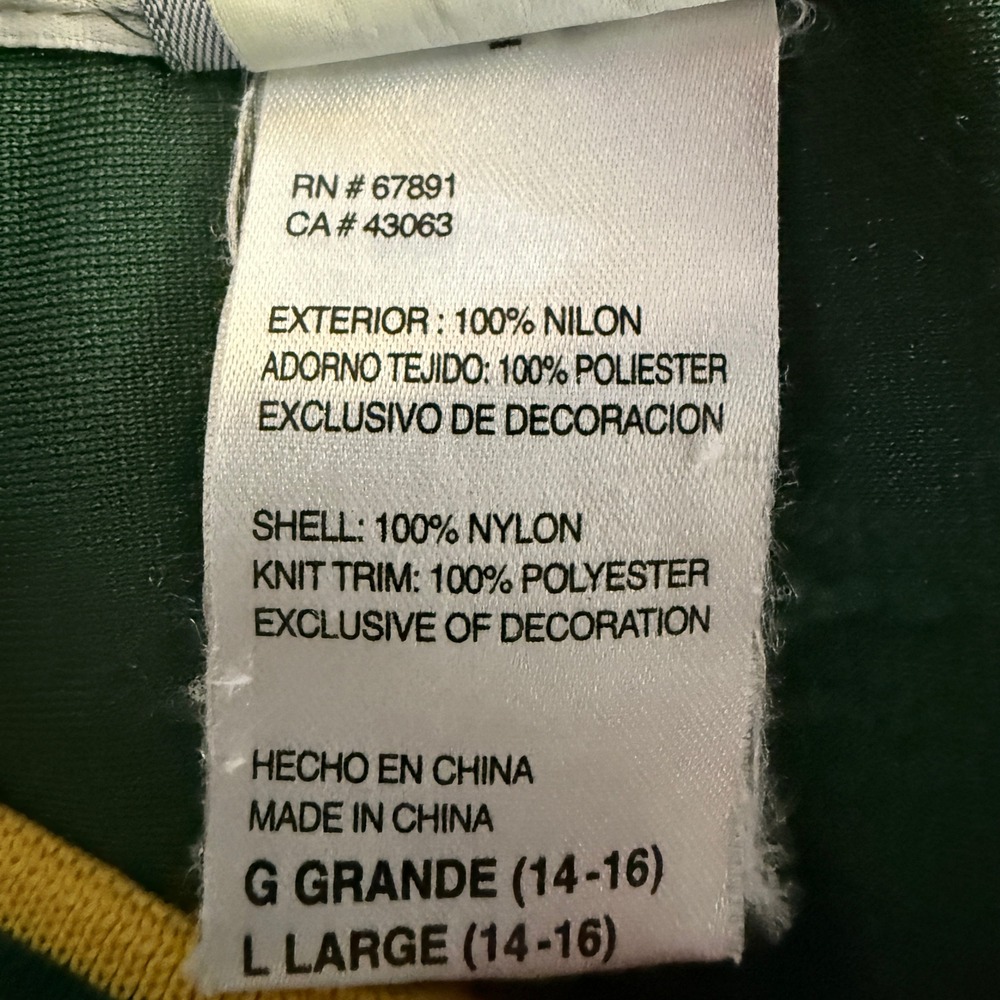 VTG Reebok Green Bay Packers Youth L Green Donald Driver 80 NFL Onfield NFL 00s - Picture 3 of 10